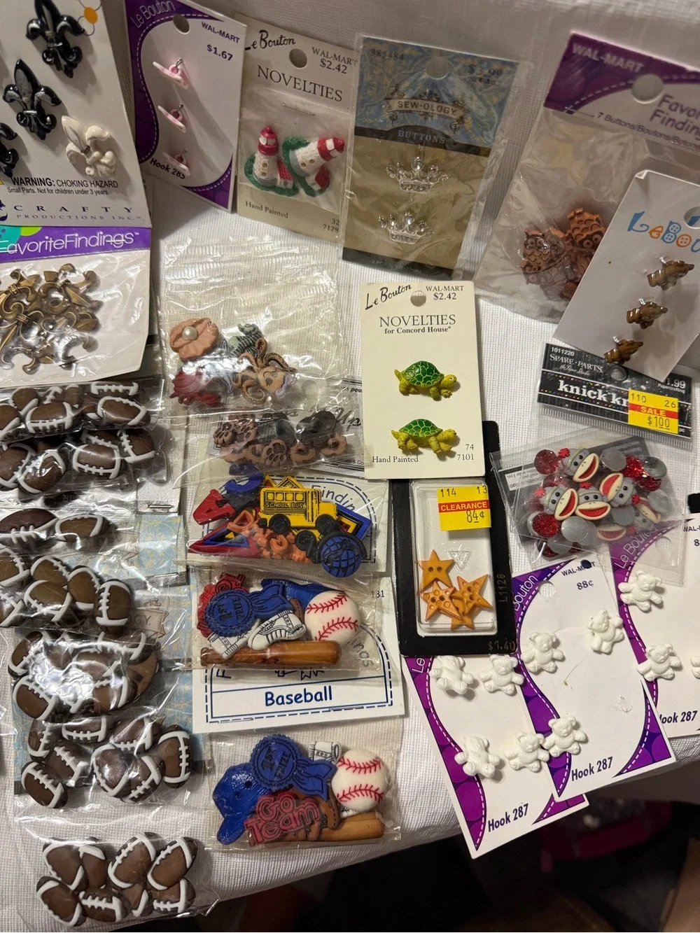 HUGE Assortment of Decorative Craft Buttons